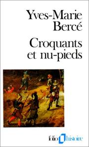 Cover of: Croquants et nu-pieds by Yves-Marie Bercé