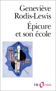Cover of: Epicure et son école