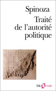 Cover of: Traité de l'autorité politique
