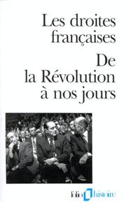 Cover of: Les Droites françaises  by Jean-François Sirinelli