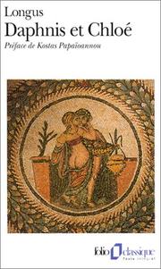 Cover of: La Pastorale de Daphnis et Chloé by Longus