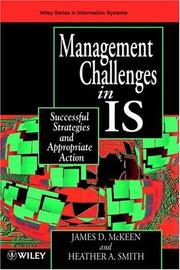Cover of: Management challenges in IS | James D. McKeen