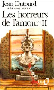 Cover of: Les Horreurs de l'amour, tome 2