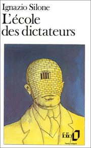 Cover of: L'Ecole des dictateurs