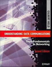 Cover of: Understanding data communications by Gilbert Held, Gilbert Held
