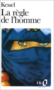 Cover of: La règle de l'homme