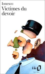 Cover of: Victimes du devoir