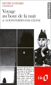 Cover of: Voyage Au Bout De La Nuit De :CELINE