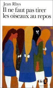 Cover of: Il ne faut pas tirer les oiseaux au repos