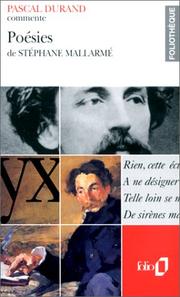 Cover of: Poésies de Stéphane Mallarmé