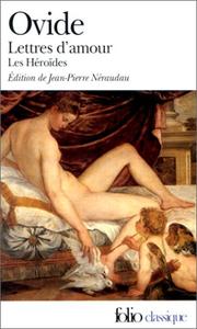 Cover of: Lettres d'amour by Ovid, Jean-Pierre Néraudau