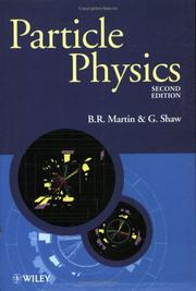 Cover of: Particle Physics, 2nd Edition by B. R. Martin, G. Shaw