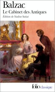 Cover of: Le Cabinet des Antiques by Honoré de Balzac, Nadine Satiat