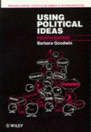 Using political ideas by Barbara Goodwin