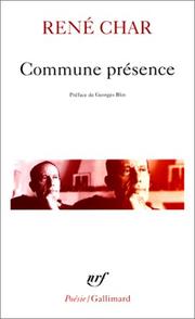 Cover of: Commune présence