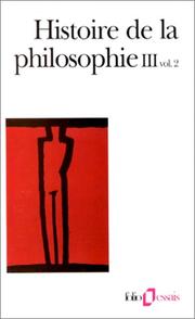 Histoire de la philosophie by Brice Parain, Yvon Belaval