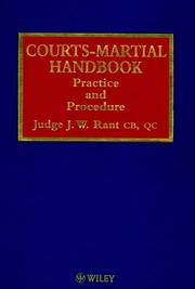 Cover of: Courts-martial handbook: practice and procedure