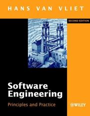 Cover of: Software Engineering: Principles and Practice, 2nd Edition
