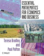 Essential mathematics for economics and business by Teresa Bradley