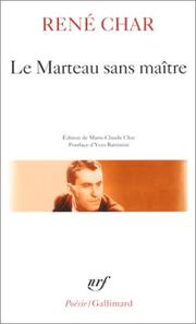 Cover of: Le Marteau sans maître, suivi de "Moulin premier"
