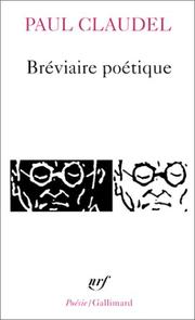 Cover of: Bréviaire poétique