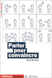 Cover of: Parler pour convaincre