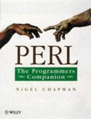 Cover of: Perl: The Programmer's Companion