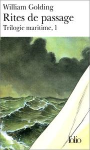 Cover of: Trilogie maritime, tome 1 : Rites de passage