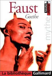 Cover of: Faust by Johann Wolfgang von Goethe, Gérard de Nerval