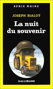 Cover of: La Nuit du souvenir