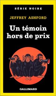 Cover of: Un témoin hors de prix