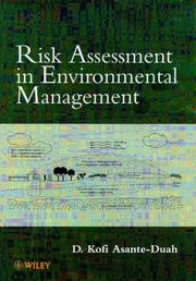 Cover of: Risk assessment in environmental management: a guide for managing chemical contamination problems