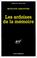 Cover of: Les Ardoises de la mémoire