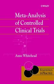 Cover of: Meta-Analysis of Controlled Clinical Trials (Statistics in Practice)
