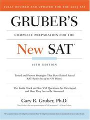 Cover of: Gruber's Complete Preparation for the New SAT, 10th Edition -note new 11th Edition (Gruber's Complete SAT Guide-2008, published by Sourcebooks is out now!)
