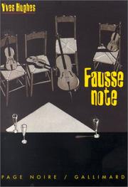 Cover of: Fausse note