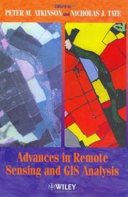 Cover of: Advances in remote sensing and GIS analysis