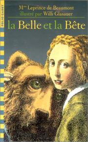 Cover of: La Belle et la bête, livret et cassette audio