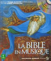 Cover of: La Bible en musique