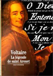 Cover of: Voltaire : La Légende de saint Arouet