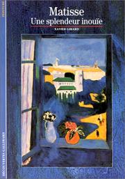 Cover of: Matisse  by Xavier Girard, Xavier Girard