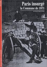 Cover of: Paris insurgé : La Commune de 1871