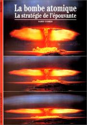 Cover of: La bombe atomique : La stratégie de l'épouvante