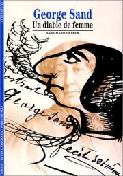 Cover of: George Sand  by Anne-Marie de Brem