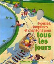 Cover of: Poesies, Comptines Et Chansons Pour Tous Les Jours