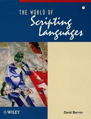 Cover of: The World of Scripting Languages by David Barron