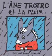 Cover of: L'âne Trotro et la pluie