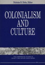 Cover of: Colonialism and culture