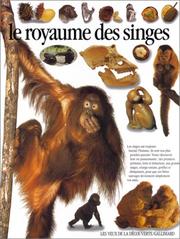 Cover of: Le royaume des singes