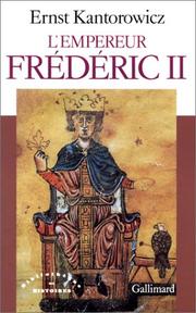 Cover of: L'empereur Frédéric II by Ernst Hartwig Kantorowicz